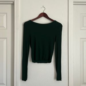 Super soft green top